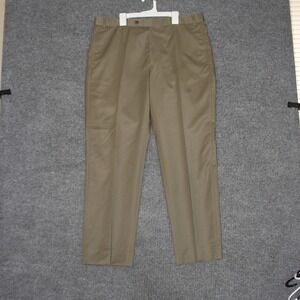 Brooks Brothers 346 Chinos Pants Mens W35 L30 Khaki Madison Fit 100% Wool